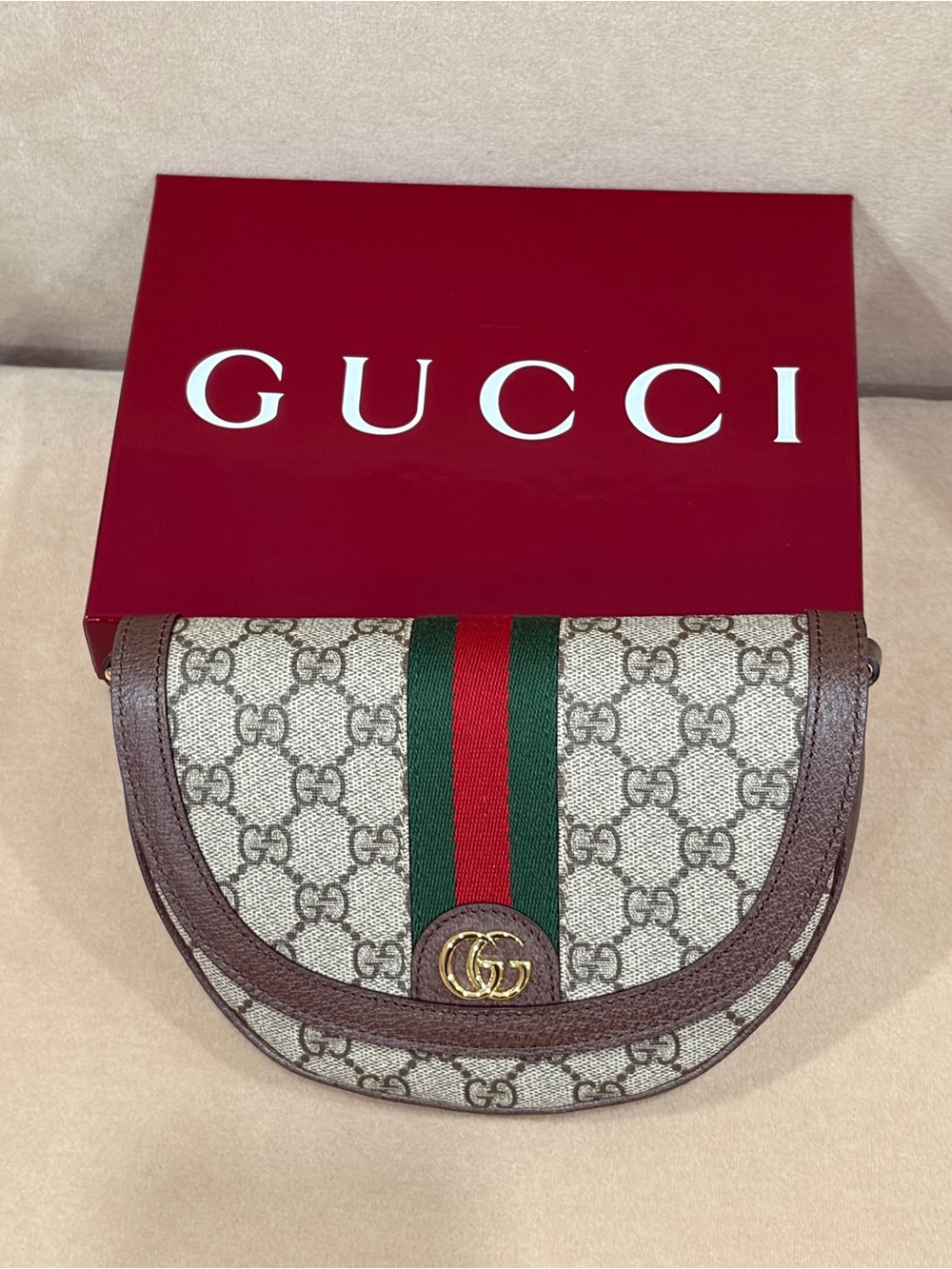 Gucci Mini Ophidia Flap Bag - Picture 13 of 16